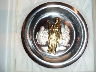 The 1974 Easter Plate "He Is Risen" By Abram Belskie Who Designed the 8 Inch Plate.  Commemorative Plates  