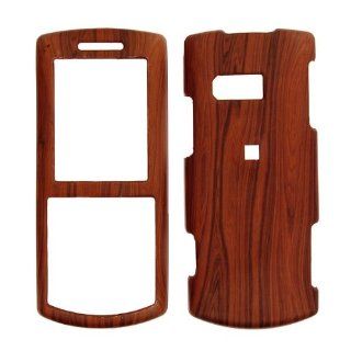 Samsung R560/ Messager II   Wood Grain Rubberized Design Snap On Cover, Hard Plastic Case, Protector   Retail Packaged Cell Phones & Accessories