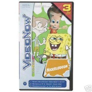 Video Now Color Nickelodeon 3 Disc Jimmy Neutron Spongebob Squarepants Chalkzone Toys & Games