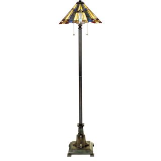 Inglenook 2 light Valiant Bronze Floor Lamp