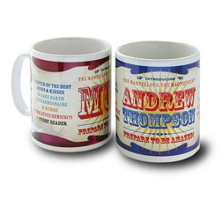 gifted and talented personalised mug by watermark