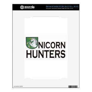 uni hunters decal for the NOOK