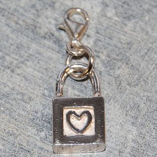 sterling silver heart locket charm by otis jaxon silver and gold jewellery