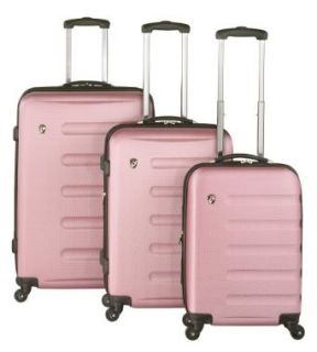 Heys Luggage Vault with 4 Wheel Spinner Suitcase Set, Metallic Blue, One Size Clothing