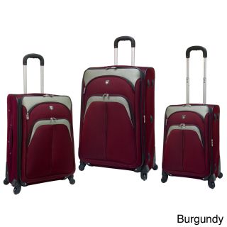 Travelers Club Lexington Collection 3 piece Spinner Luggage Set