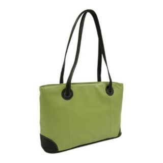 Womens Piel Leather Ladies Computer Tote 2719 Apple/black Leather