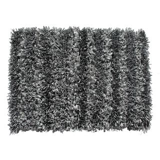 Sea Breeze Grey Shaggy Rug (5 X 8)