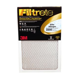 Filtrete Elite Allergen Reduction Electrostatic Pleated Air Filter (Common 14 in x 20 in x 1 in; Actual 13 in x 19 in x 1 in)