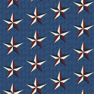 Patriotic American Stars Blue 44/45" Wide 100% Cotton