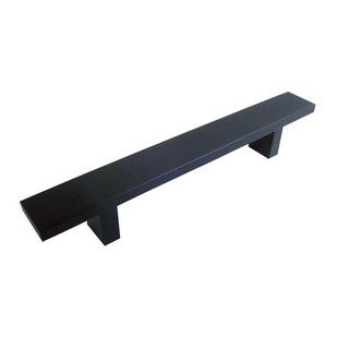 Contemporary 8 inch Rectangular Matte Black Cabinet Bar Pull Handles (case Of 25)