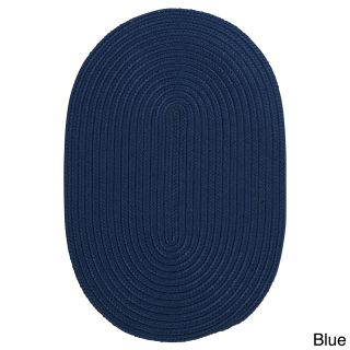 Colonial Mills Anywhere Indoor/ Outdoor Oval Rug (8 X 10) Blue Size 8 x 10