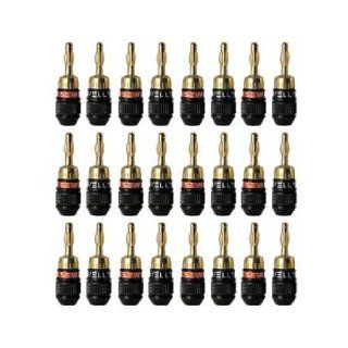 Deadbolt Banana Plugs, 12 pair, By Sewell Direct Electronics