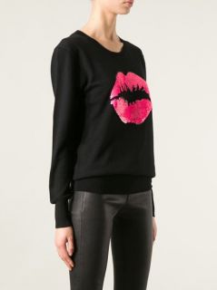 Markus Lupfer 'smacker' Lip Print Sweater