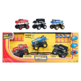 New Bright Monster Extreme 3 Vehicle Play Set