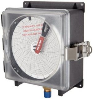 Dickson PW875 Pressure Chart Recorder, 8"/203mm Diameter, 24 Hour Scale, 0 1000 psi Range Circular Chart Recorders
