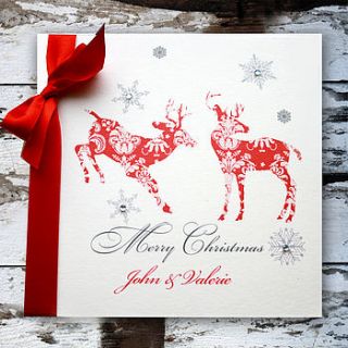 personalised christmas card by 2by2 creative
