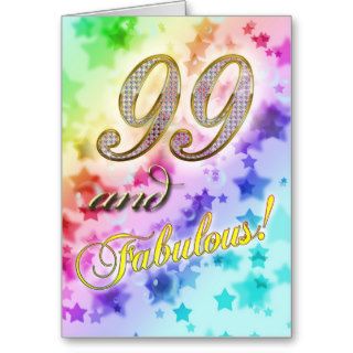 99th Birthday party Invitation Card