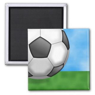 Soccer Background Fridge Magnet