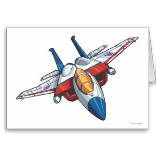 Starscream Jet Mode Greeting Cards