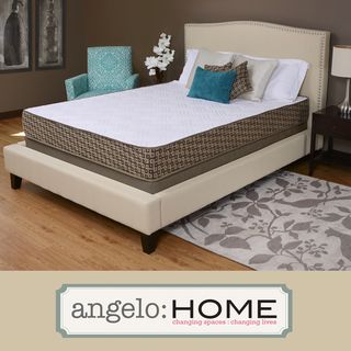 Angelohome Sullivan 8 inch Reversible King size Foam Mattress By Angelohome Black?? Size King