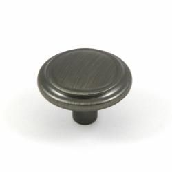 Stone Mill Hardware Weathered Nickel Cabinet Knob (Pack of 25) Stone Mill Cabinet Hardware