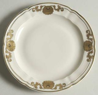 Bernardaud Ventadour Bread & Butter Plate, Fine China Dinnerware   Regence,Gold