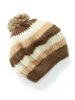 Acrylic Blend Knit Striped Beanie by Missoni