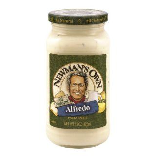 Newman's Own Alfredo Sauce, 15 Ounce (Pack of 6)  Grocery & Gourmet Food