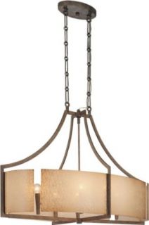 Minka Lavery 4398 573 6 Light 24.75" Height 1 Tier Chandelier from the Clart Collection, Patina Iron   Ceiling Pendant Fixtures  