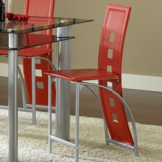 Bernards Astro Bar Stool 410 Color Lipstick Red