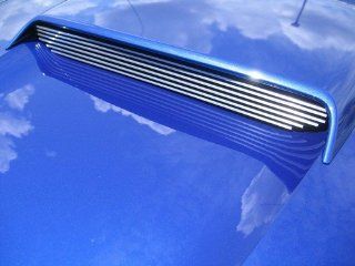 New Ford Mustang Billet Grille   Hood Scoop, Polished, No Cut 99 04 Automotive