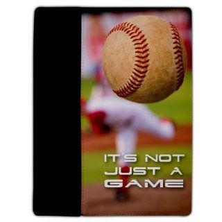 iPad 2/3 Cover   Baseball Themed   It's Not Just A Game   Protective Leather Case Cell Phones & Accessories