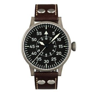 Laco Erfurt Type B Dial Swiss Quartz Pilot Watch with Sapphire Crystal 861745 Watches