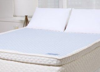 Pure Latex Bliss 3 Inch Slow Response Natural Talalay Latex With Activefusion Topper SizeKing   Mattress Pads