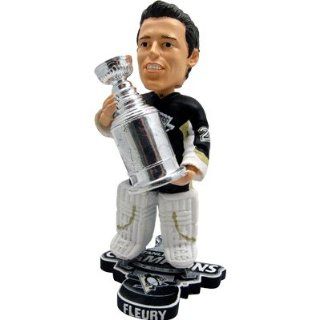 PITTSBURGH PENGUINS "FLEURY" BOBBLE HEAD 09 STANLEY CUP CHAMPS (SHIPS WITHIN 24 HRS   EXCLUDING WEEKENDS & HOLIDAYS) Toys & Games