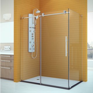 Dreamline Enigma x 34 1/2 X 60 3/8 Frameless Sliding Shower Enclosure