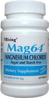 MAG 64 MAGNESIUM CHLORIDE compare to SLOW MAG 64 Delayed Release Enteric Coated Magnesium Supplement with Calcium   60 Tablets 575 Health & Personal Care