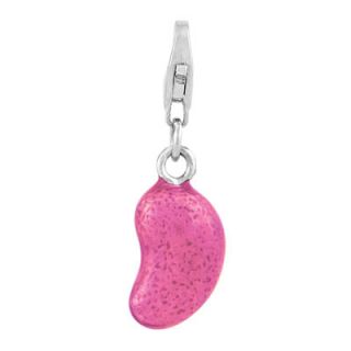 enamel pink jelly bean charm in sterling silver orig $ 32 00 27