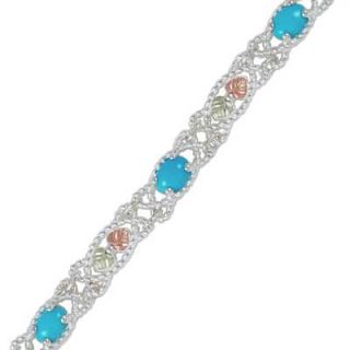 turquoise bracelet in sterling silver 7 75 $ 229 00 add to bag send