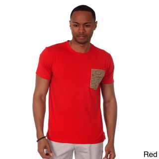 Something Strong Justified Lies Mens Novelty Chest Pocket Tee Red Size S
