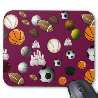 Sports Balls Mouse Pad