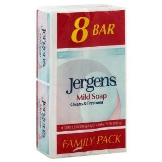 Jergens Mild Soap, Personal Size, All Family, White, Family Pack  Bath Soaps  Beauty