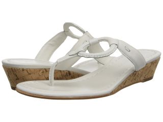 Bernardo Matrix Wedge Womens Wedge Shoes (White)