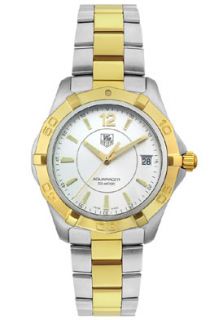 Tag Heuer WAF1120.BB0807  Watches,Mens  Aquaracer Two Tone Silver Dial, Luxury Tag Heuer Quartz Watches