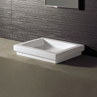 Bissonnet Area Boutique Logic 50 Ceramic Bathroom Sink   21110
