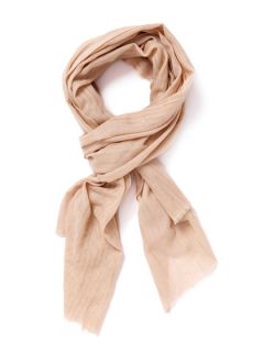 Metallic Accented Cashmere Scarf 76" x 24" by Bajra