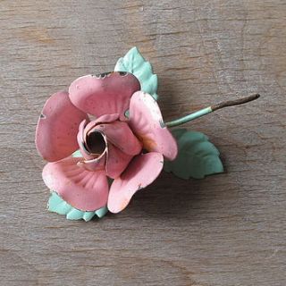 vintage metal barcelona rose by ava mae designs