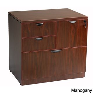 Boss Cherry or Mahogany Finished Combo Lateral File Boss Lateral File Cabinets