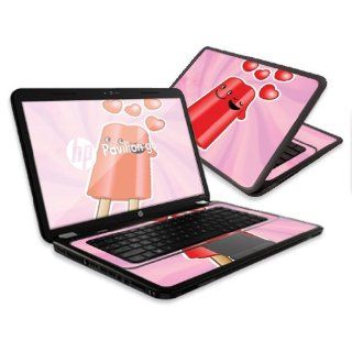 MightySkins Protective Skin Decal Cover for HP Pavilion G6 Laptop with 15.6" screen Sticker Skins Popsicle Love Electronics