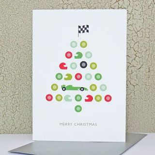 formula one christmas card by the sardine's whiskers